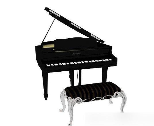 定制古典琴琴3d模型辅助文件 V1
