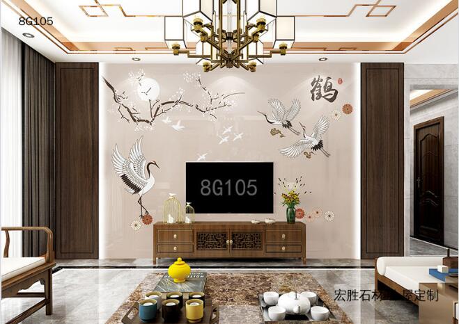 大板石材背景墙2