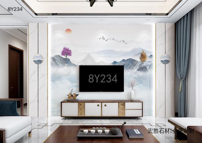 石材背景墙整体大板
