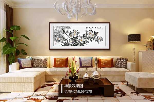 吃土不重要 重要的是客厅装饰画色彩搭配好