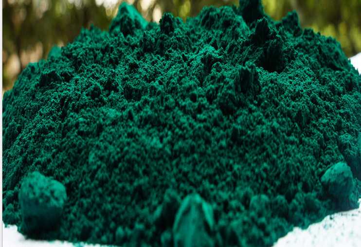 有机颜料酞菁绿BGS颜料 塑料涂料油漆用高着色力酞青绿色粉
