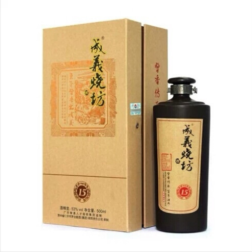 成义烧坊15年酱香白酒1瓶