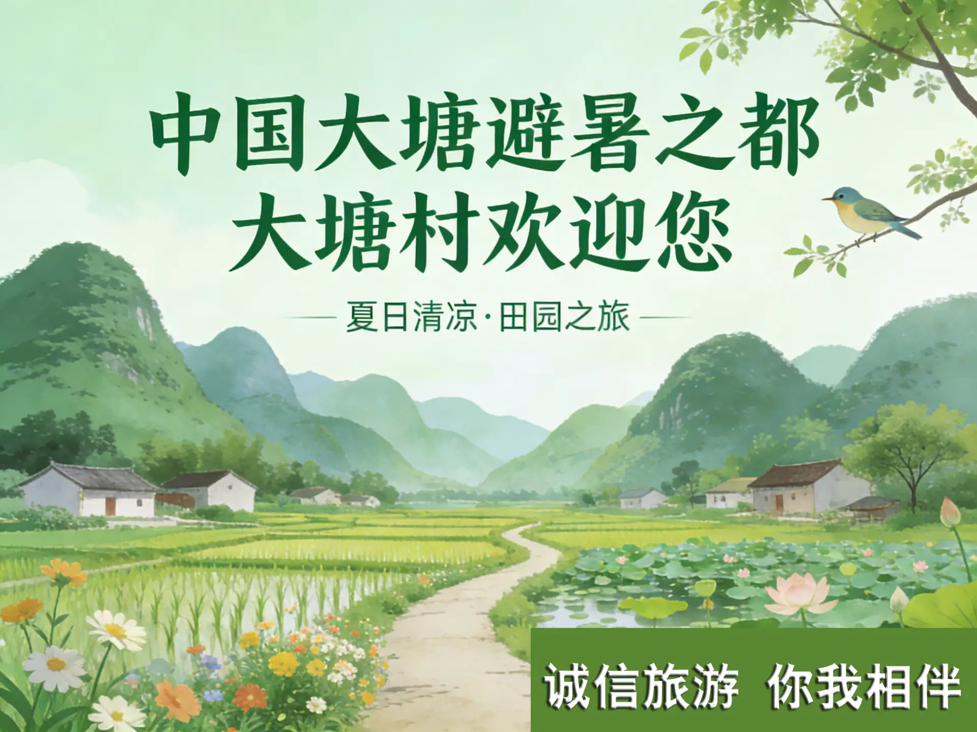 贵州道真大塘避暑乡村