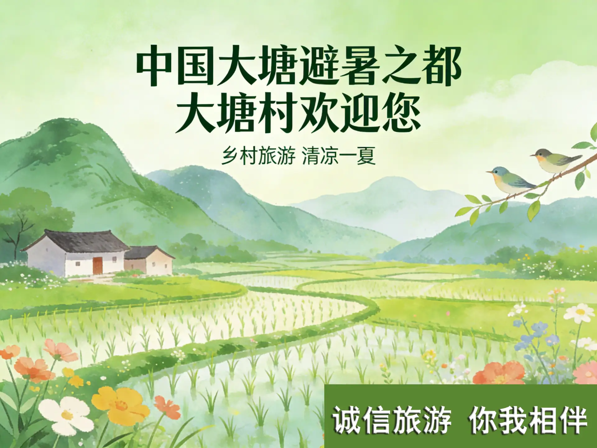 贵州道真大塘避暑乡村