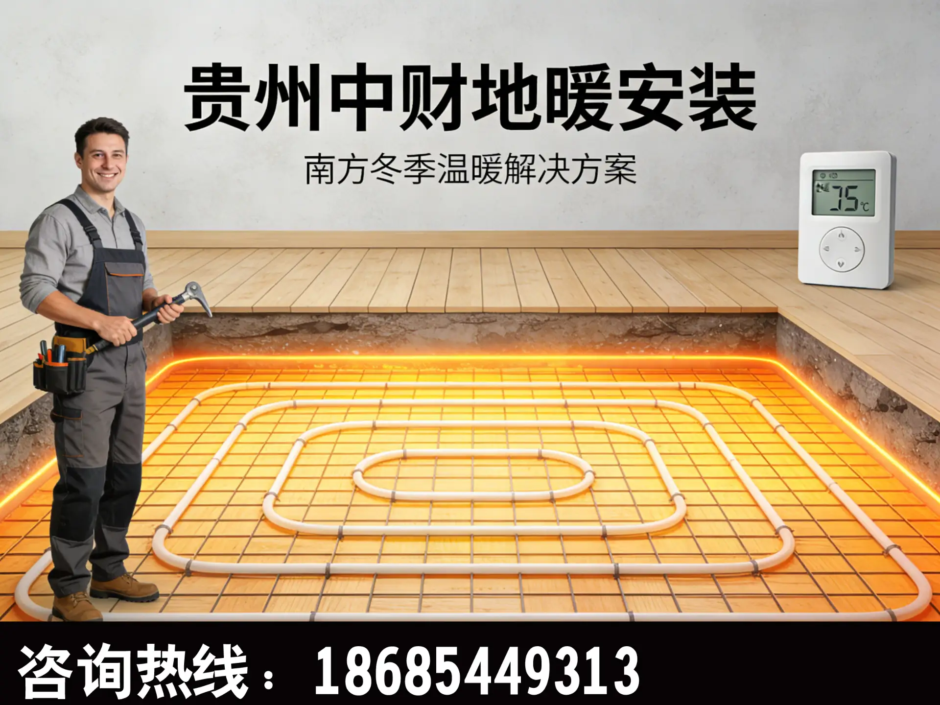 贵阳中财地暖安装