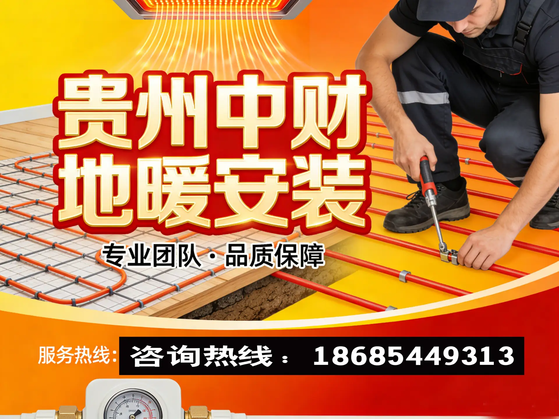 贵阳中财地暖安装