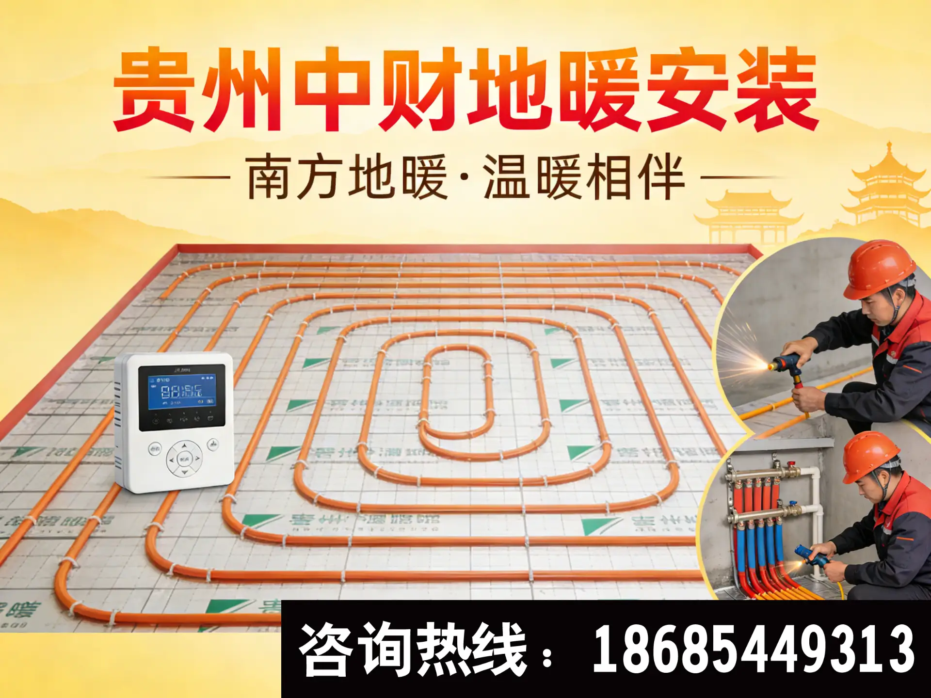 贵阳中财地暖安装