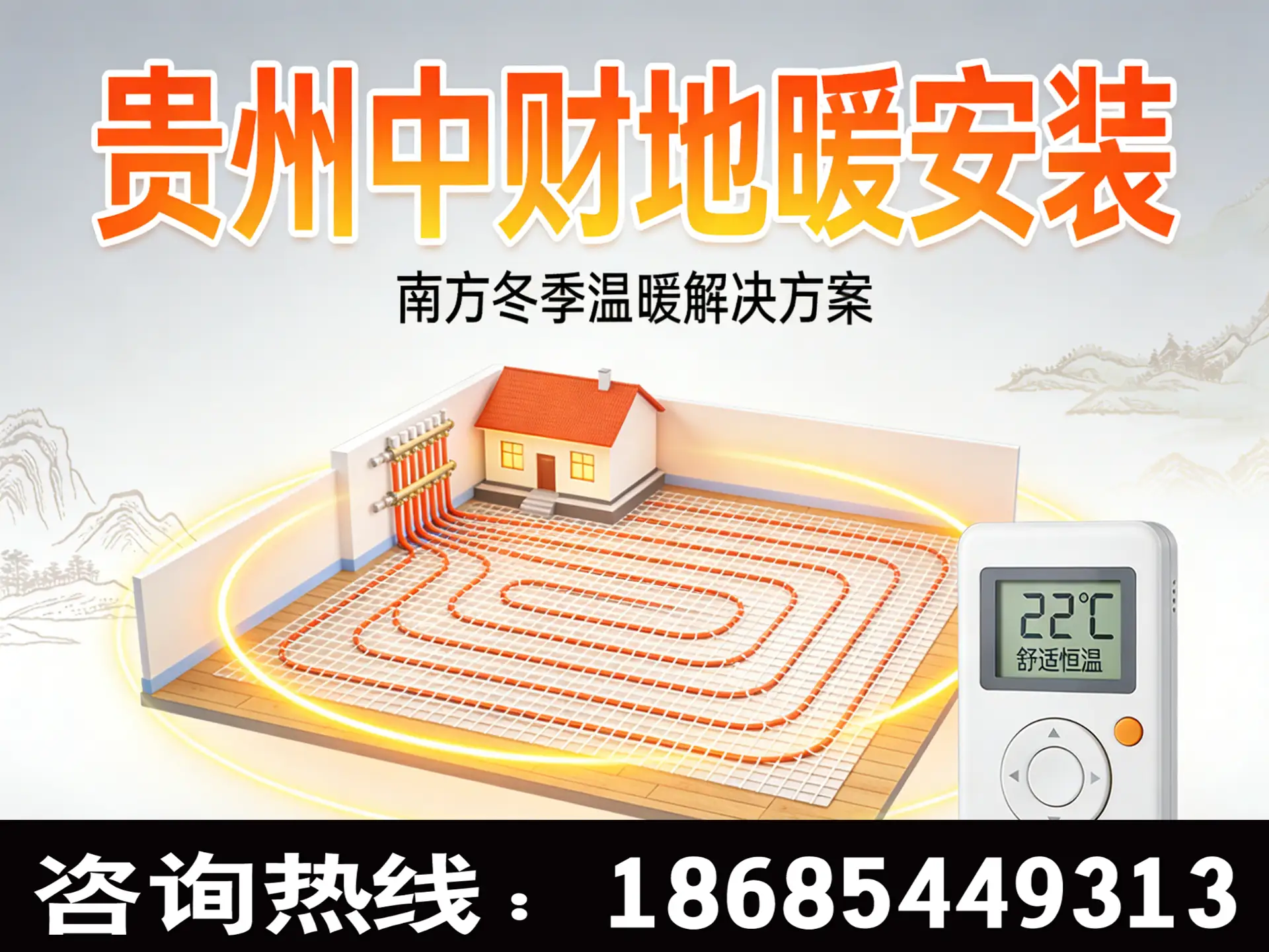 贵阳中财地暖安装