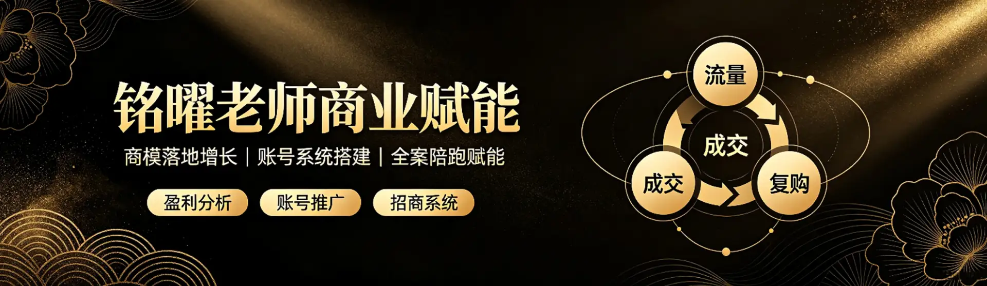 铭曜老师商模落地增长实战专家